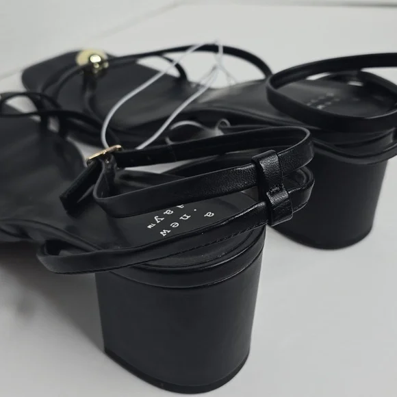 A New Day Elegant Black Sandals Size 11 - Picture 8 of 10